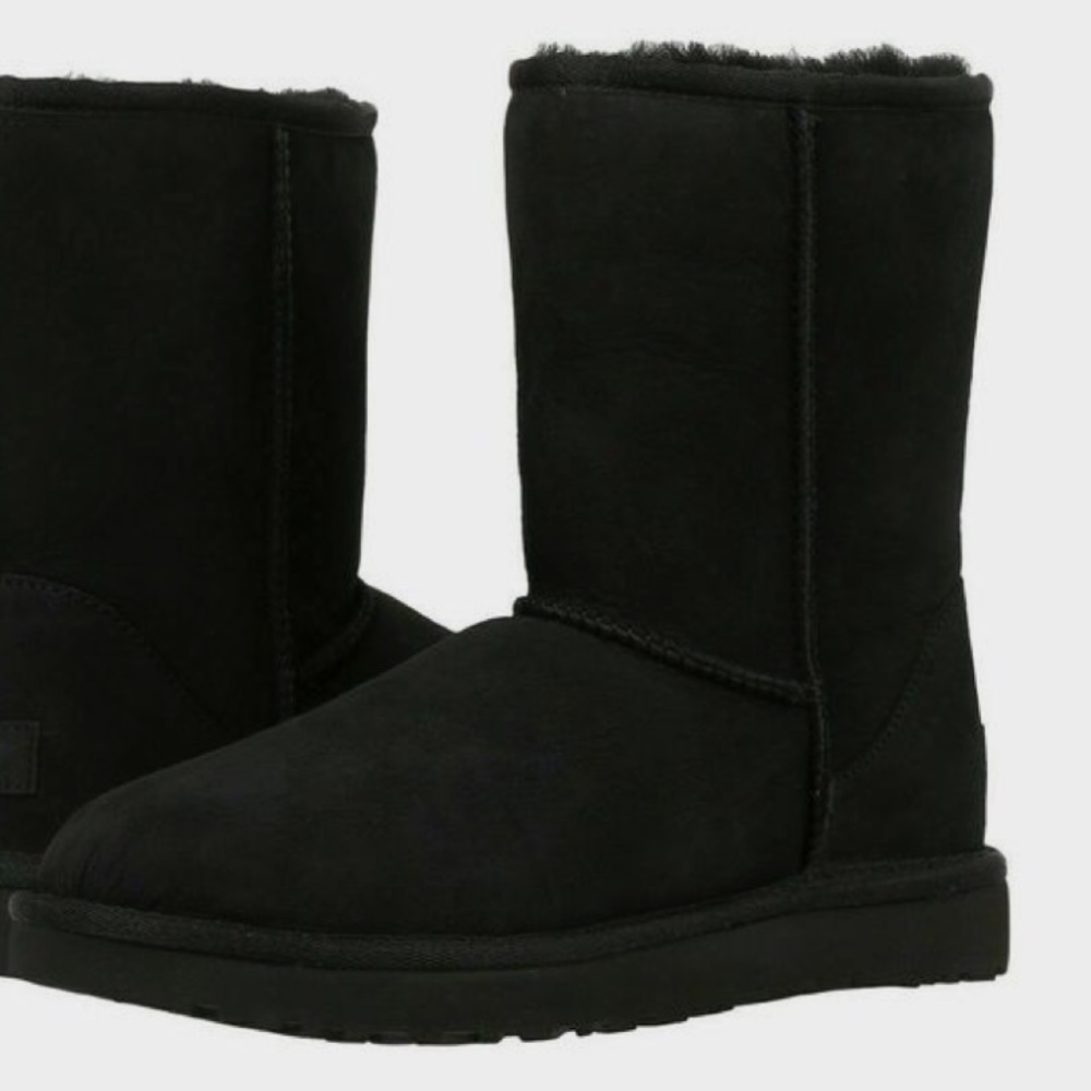 Womens UGG® Classic Short II Boot - Black